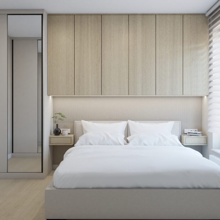 PROJEKT SYPIALNI DO 15 m2