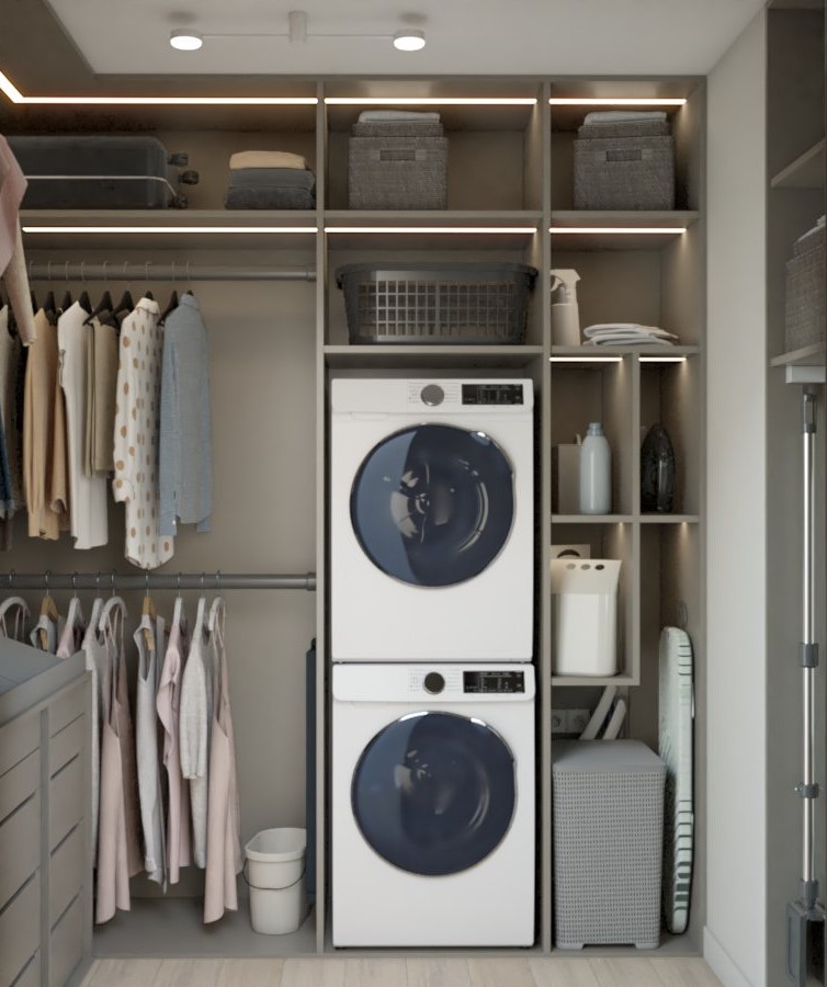 PROJEKT GARDEROBY DO 15 m2 - obrazek 3