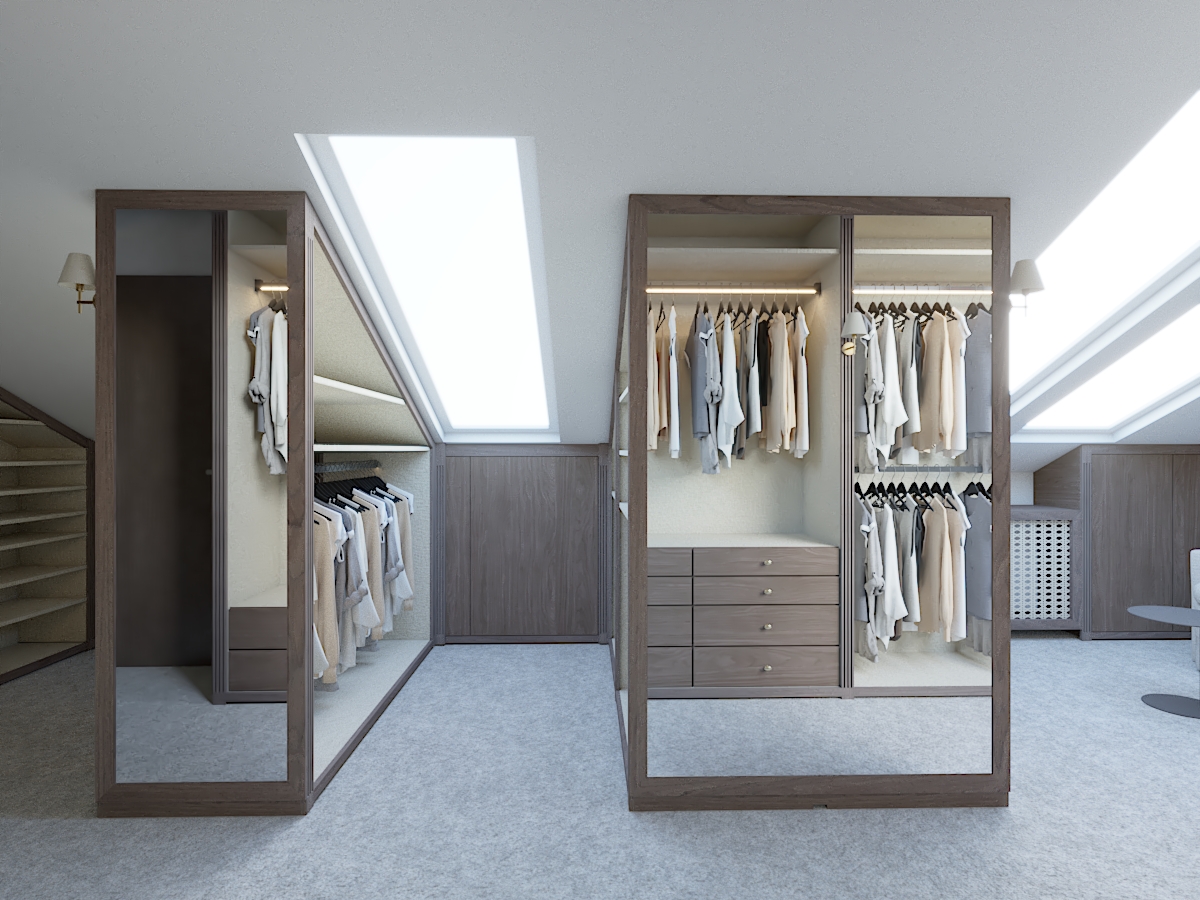 PROJEKT GARDEROBY DO 15 m2